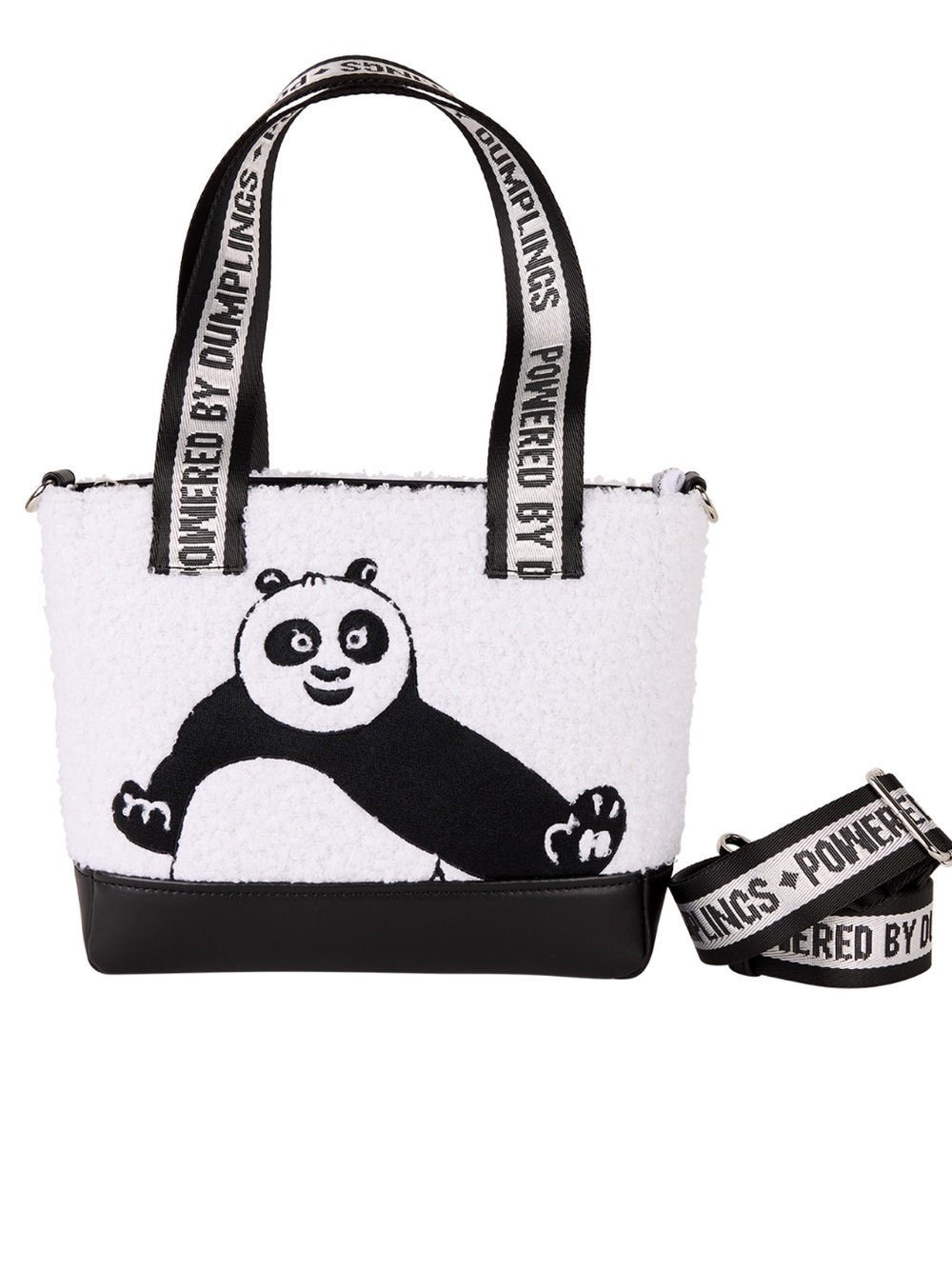 NWT Kung Fu Panda Sherpa Mini Tote Crossbody Bag